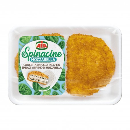 AIA COTOLETTA SPINACI/MOZZ GR.245