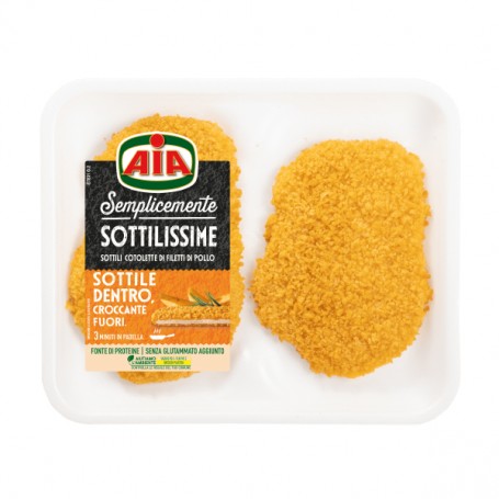 AIA SOTTILISSIME DI POLLO PANATE GR.140