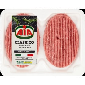 AIA HAMBURGER TACCHINO/POLLO GR.200