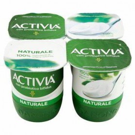 DANONE ACTIVIA BIANCO NAT. GR125 X 4