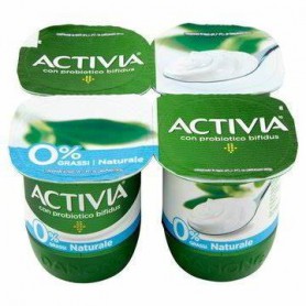 DANONE ACTIVIA BIANCO 0% GR125 X 4