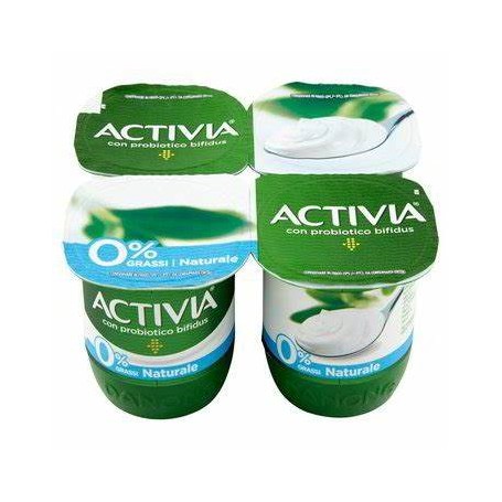 DANONE ACTIVIA BIANCO 0% GR125 X 4