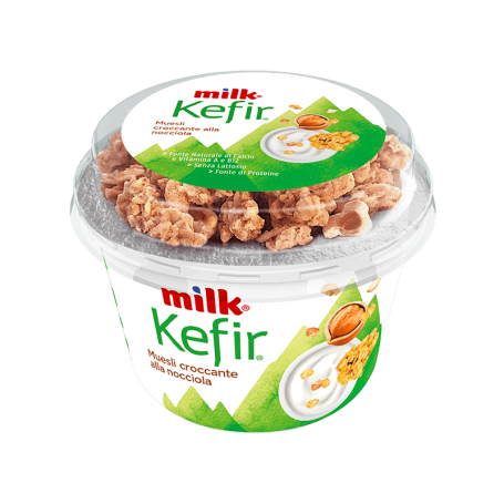 MILK KEFIR MIX BIANCO CON NOCCIOLA GR160