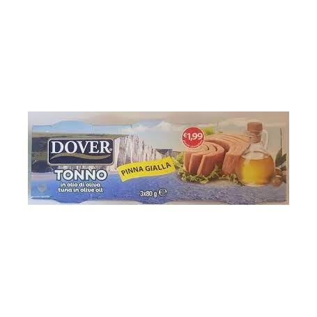 DOVER TONNO O.GIRASOLE GR 80X3