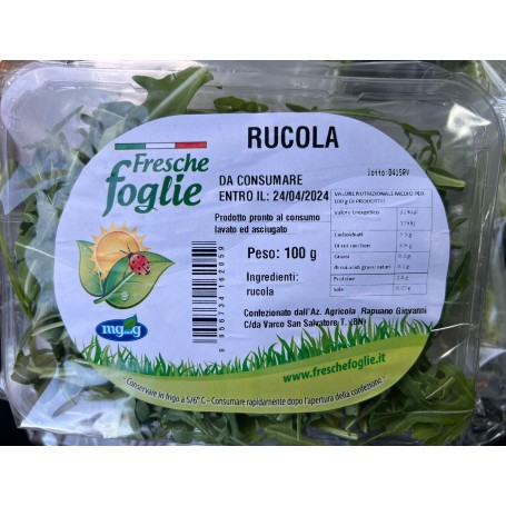 FRESCHE FOGLIE RUCOLA GR 100