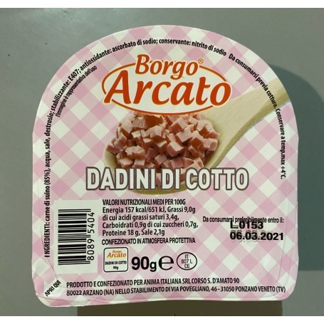 BORGO ARC.CUB.PROSC.COTTO GR90